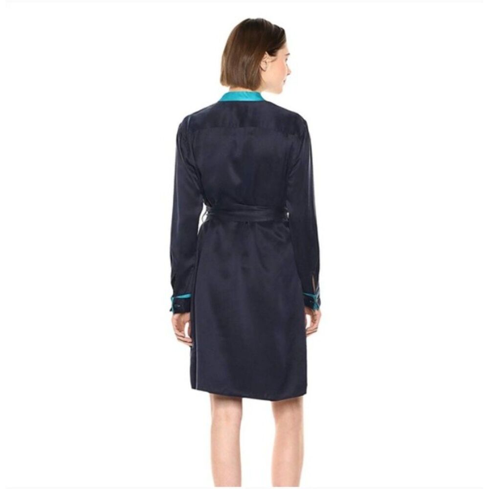 NWOT Equipment Femme Ravena Silk Blend Shirt Dress, Medium - Picture 2 of 9